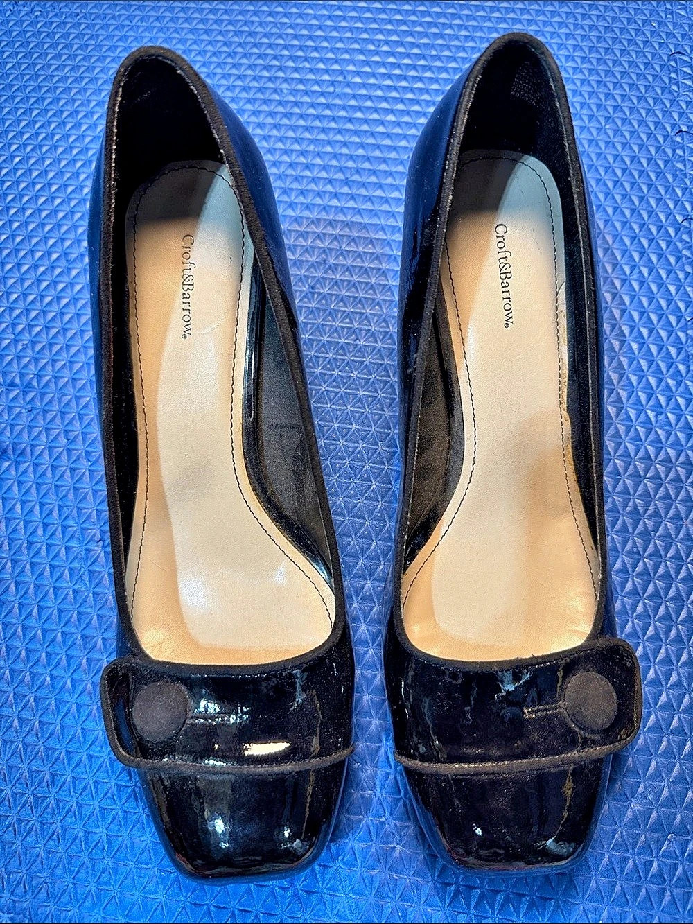 Croft&Barrow Black Patent Heels women’s size 10